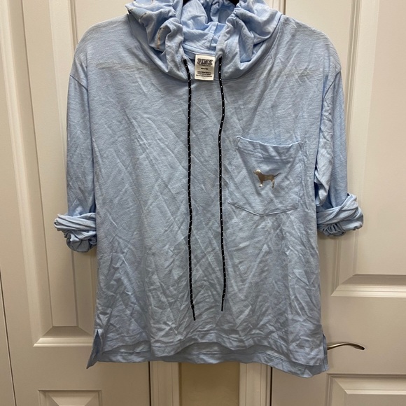PINK Victoria's Secret Tops - PINK Hooded Campus Tee